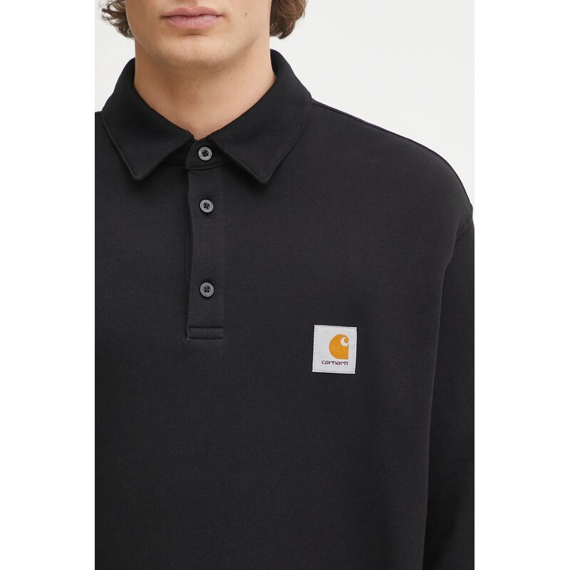 Bavlněná mikina Carhartt WIP Polo Sweat