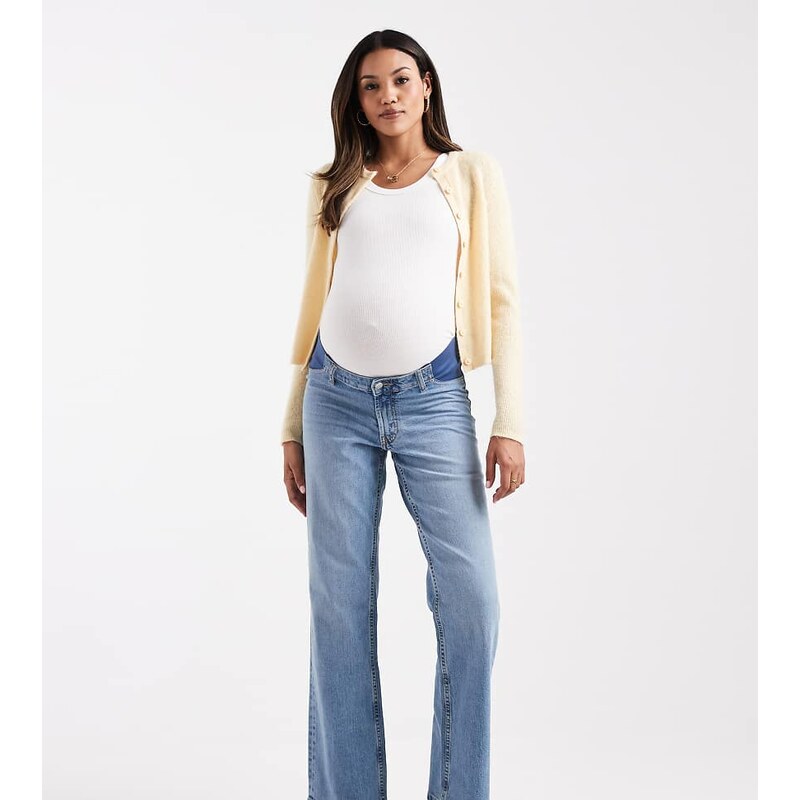 ASOS Maternity ASOS DESIGN Maternity comfort stretch straight leg 115512573