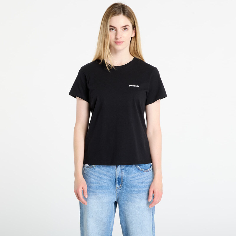 Tričko Patagonia Ws P-6 Logo Responsibili-Tee Black XL