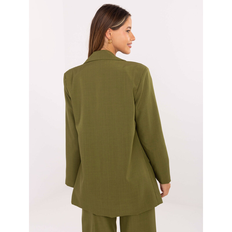 RUE PARIS Blazer-IT-MA-FL8315.85-olive