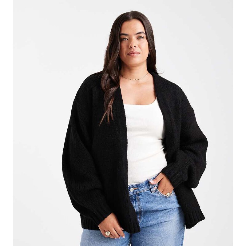 ASOS Curve ASOS DESIGN Curve chunky oversized edge to edge cardigan in 113261032