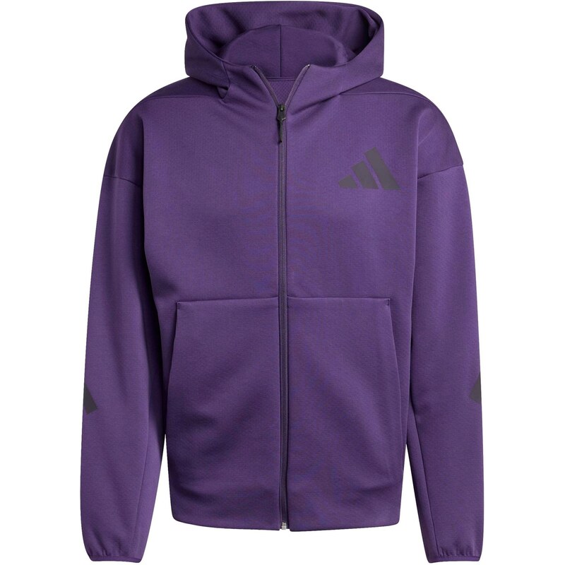 ADIDAS SPORTSWEAR Sportovní mikina Z.N.E. tmavě fialová / černá