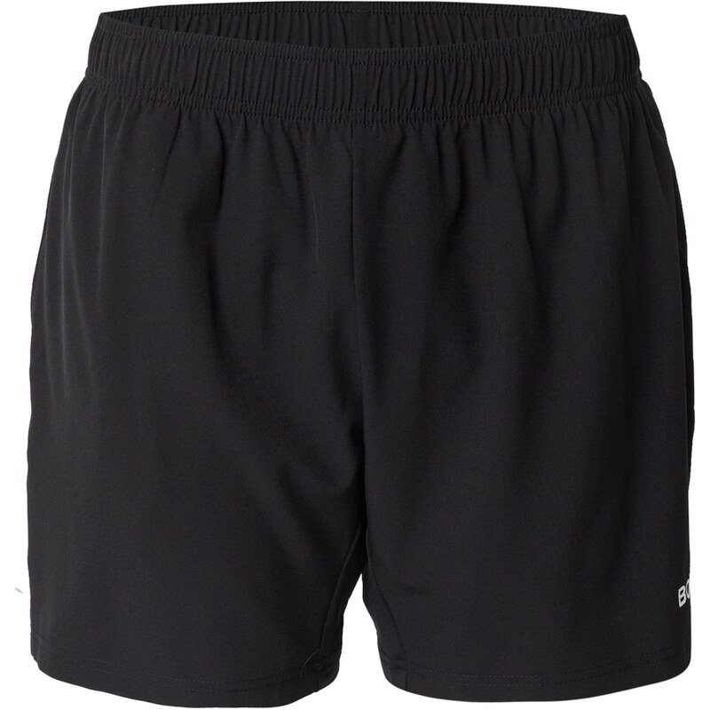 BJÖRN BORG Sportovní kalhoty ESSENTIAL ACTIVE černá / bílá 108621540