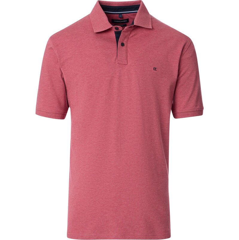 Casa Moda Polo 7041 červený panské tričko