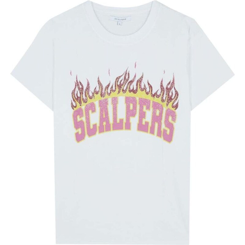 Scalpers Trikot bílá / offwhite 108770856