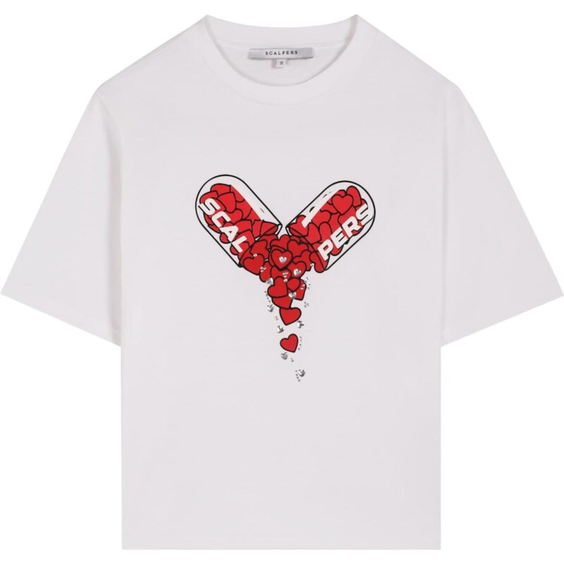 Scalpers Trikot bílá / offwhite 108770857