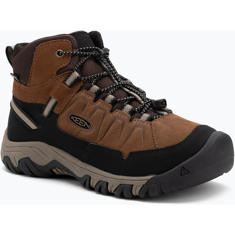 Dětské trekingové boty KEEN Targhee IV Mid Waterproof bison