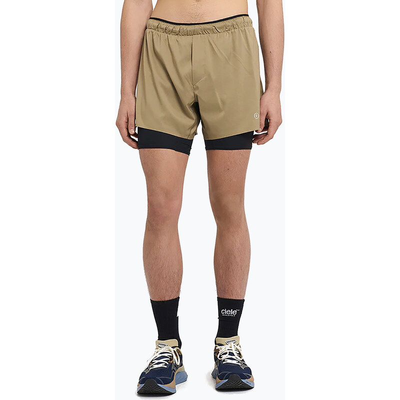 Pánské běžecké šortky Ciele Athletics DLY 5 Long Brief canvas