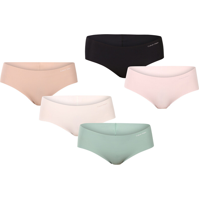 5PACK dámské kalhotky Calvin Klein bezešvé vícebarevné (D3557E-31N) 108334920