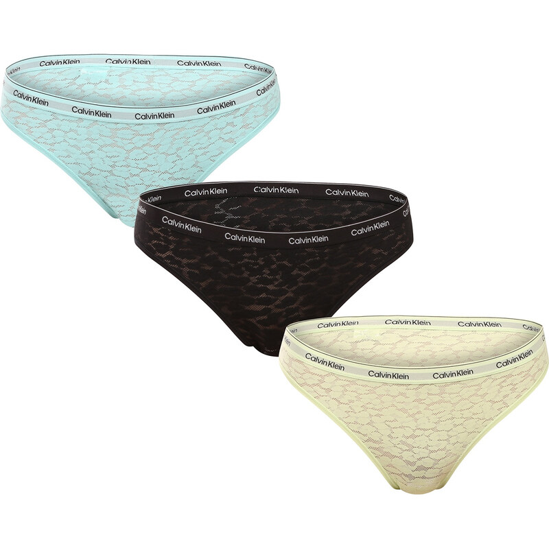 3PACK dámské kalhotky Calvin Klein vícebarevné (QD5069E-W5S) 108334921