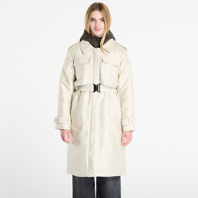 Kabát Desigual Empire Jacket Beige Crude XS