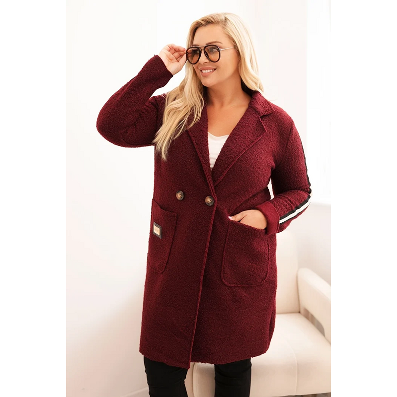 Kesi Dámský kabát Plus Size 5274-1 108336364