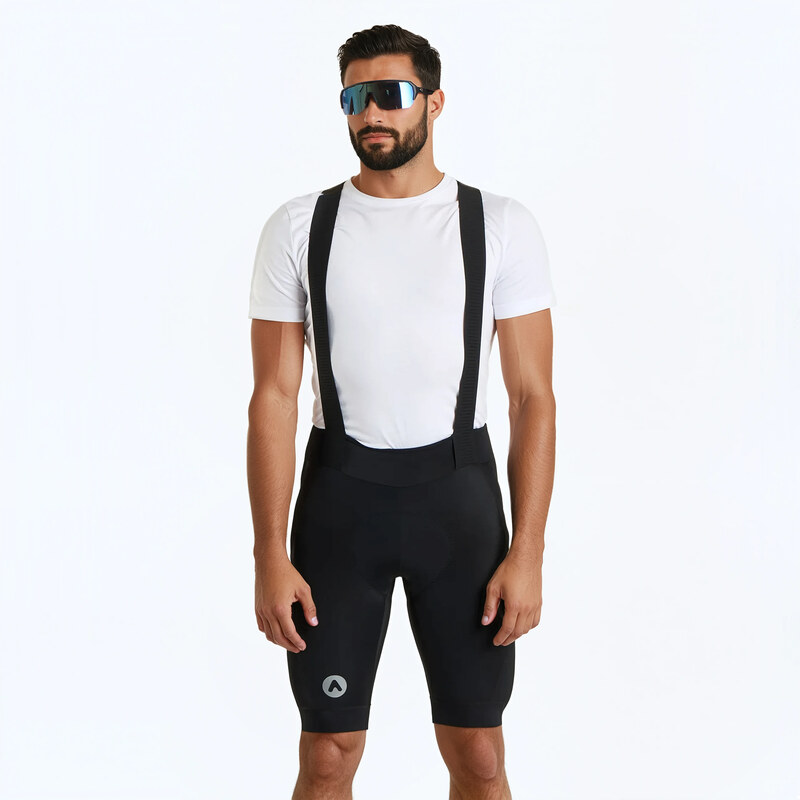 Pánské cyklistické šortky ATTABO Kirun Bib Shorts black