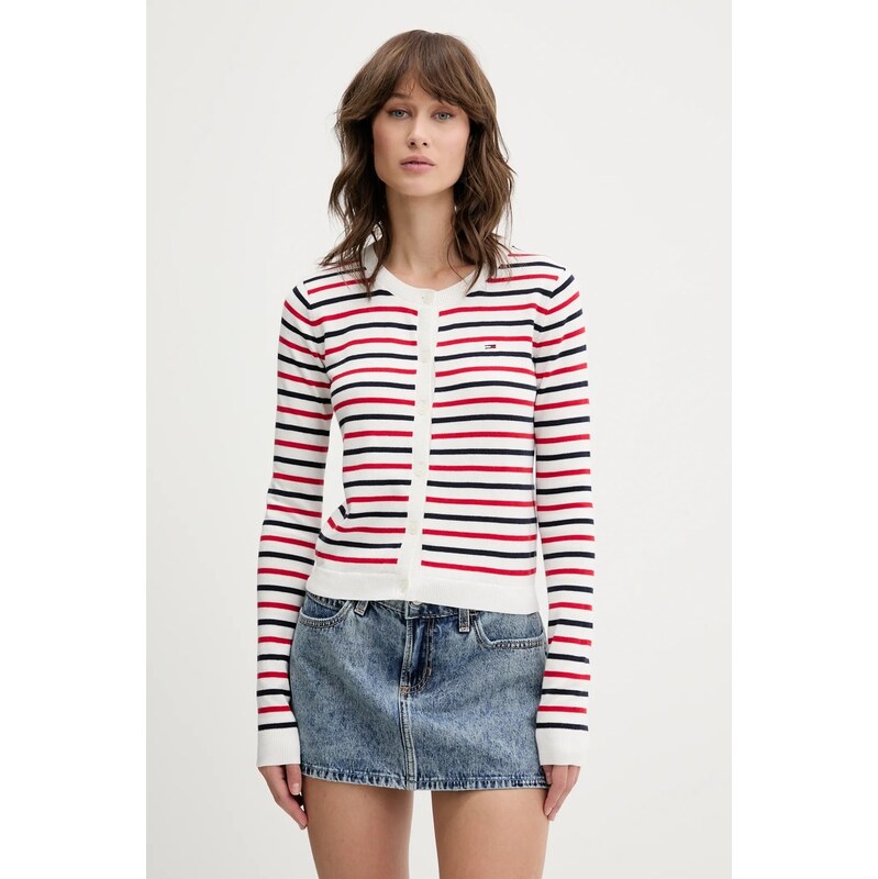 Tommy Jeans kardigan dámský bavlněný
