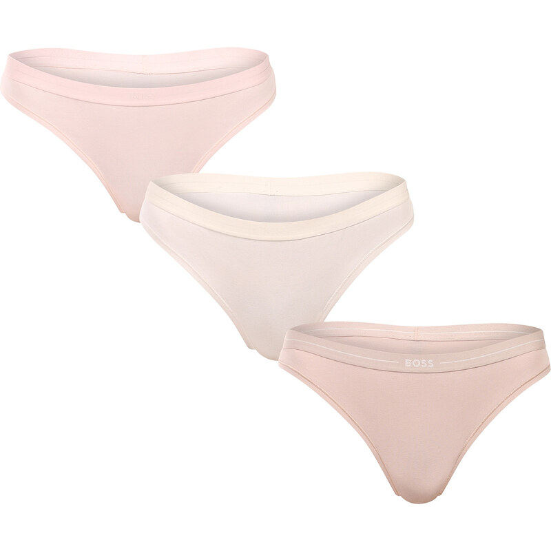 3PACK dámská tanga BOSS vícebarevné (50510030 965) 108341710