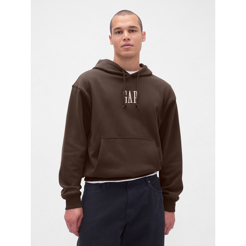 GAP Oversize mMikina s logem Heavyweight - Pánské