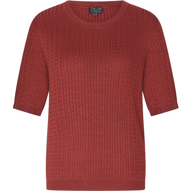 Zilch 52BAS10.202 Dámská halenka 001355 - Mahogany červená 108348275