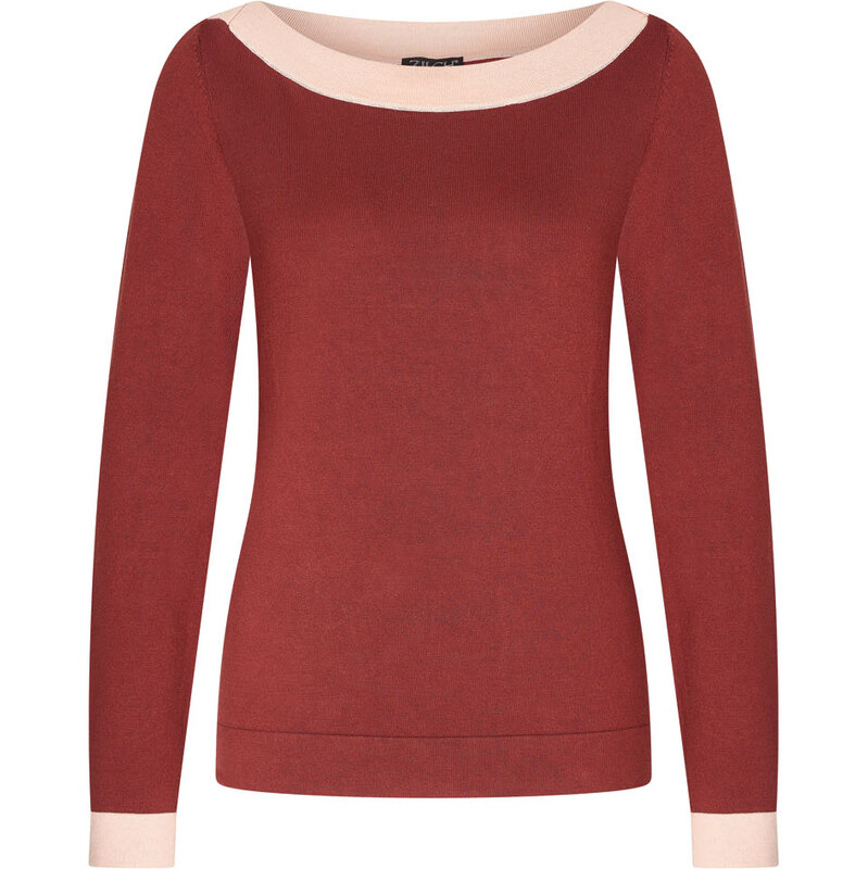 Zilch 52BAS30.016P Dámská halenka 001359 - Two Tone Mahogany mix barev 108348278