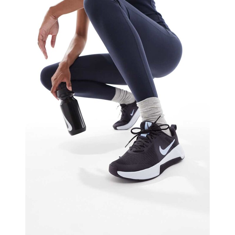 Nike Training MC 3 trainers in black and purple