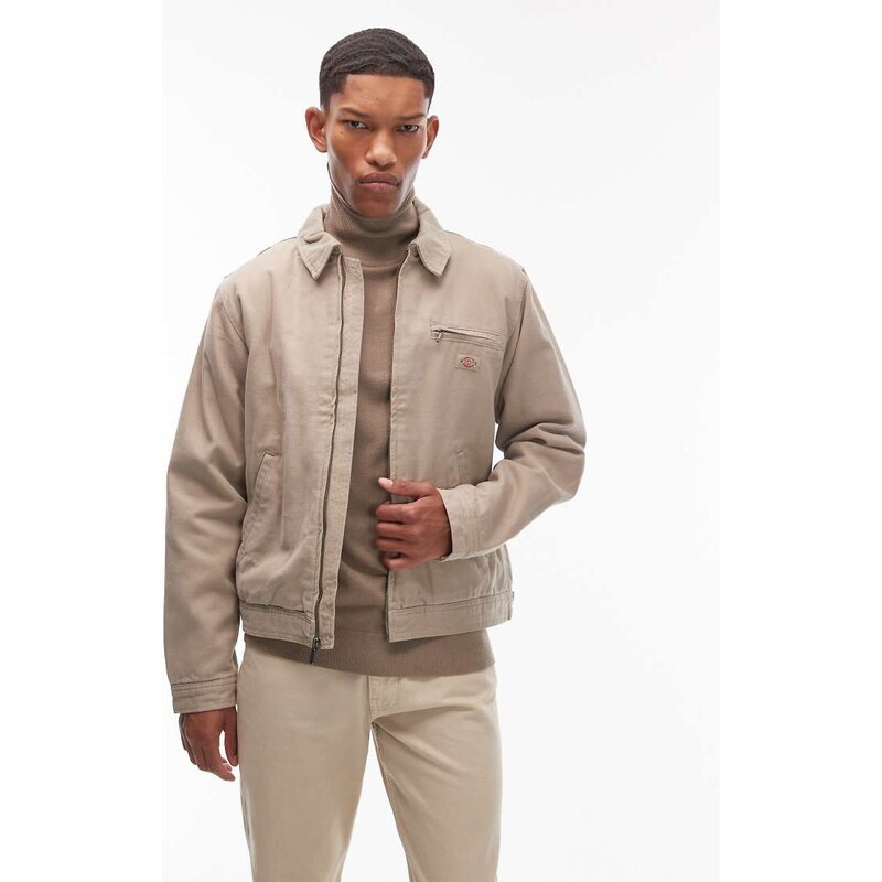 Dickies painter canvas jacket in light tan-Brown