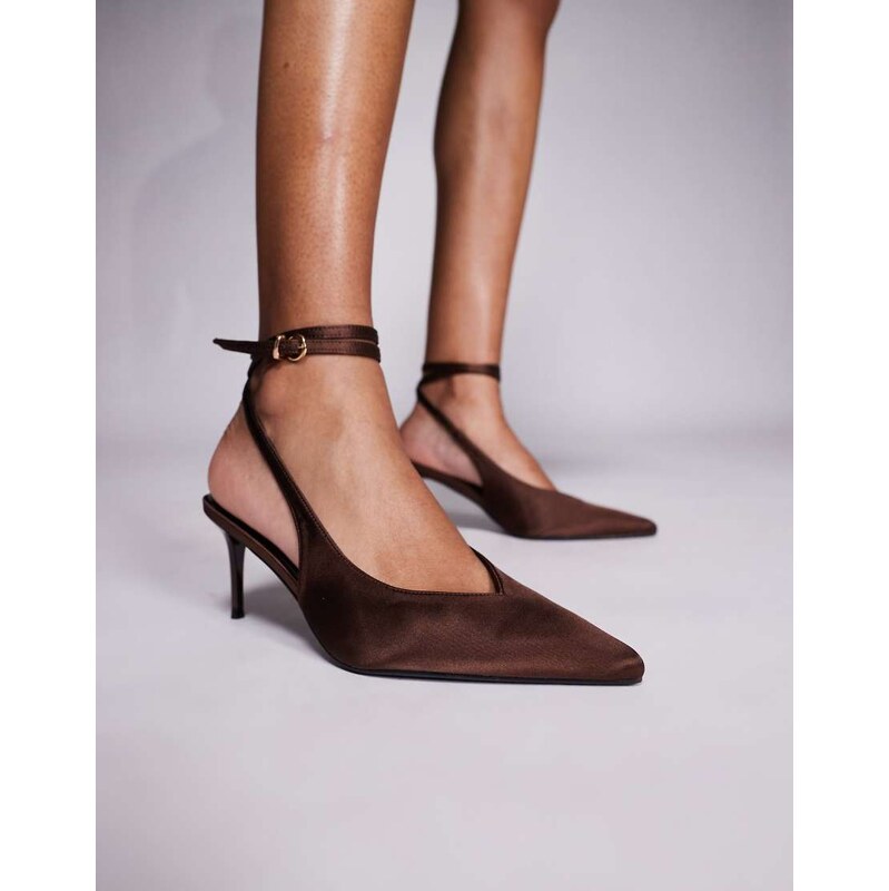 SIMMI Shoes Simmi London Sonika tie leg heeled court shoes in 108354333
