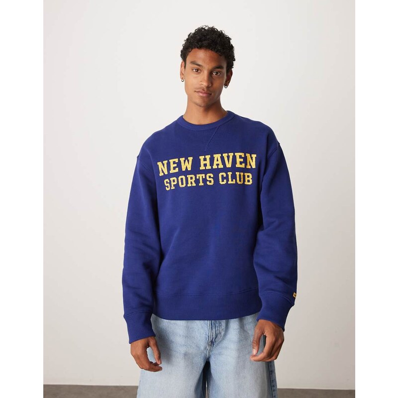 GANT graphic sweatshirt in navy