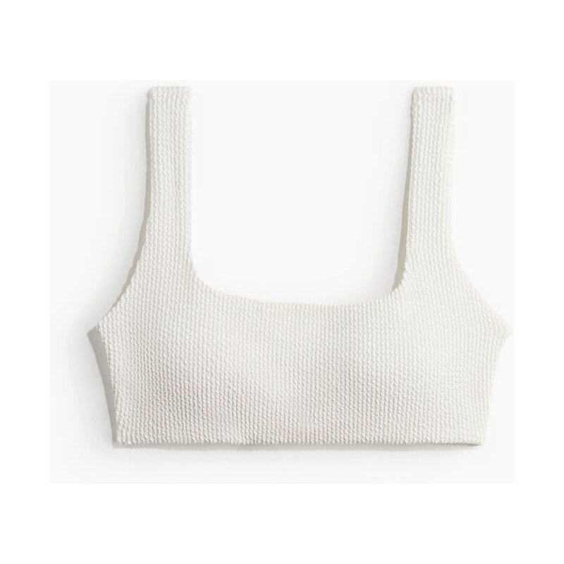 H&M - Vyztužená bikinová podprsenka - Bílá