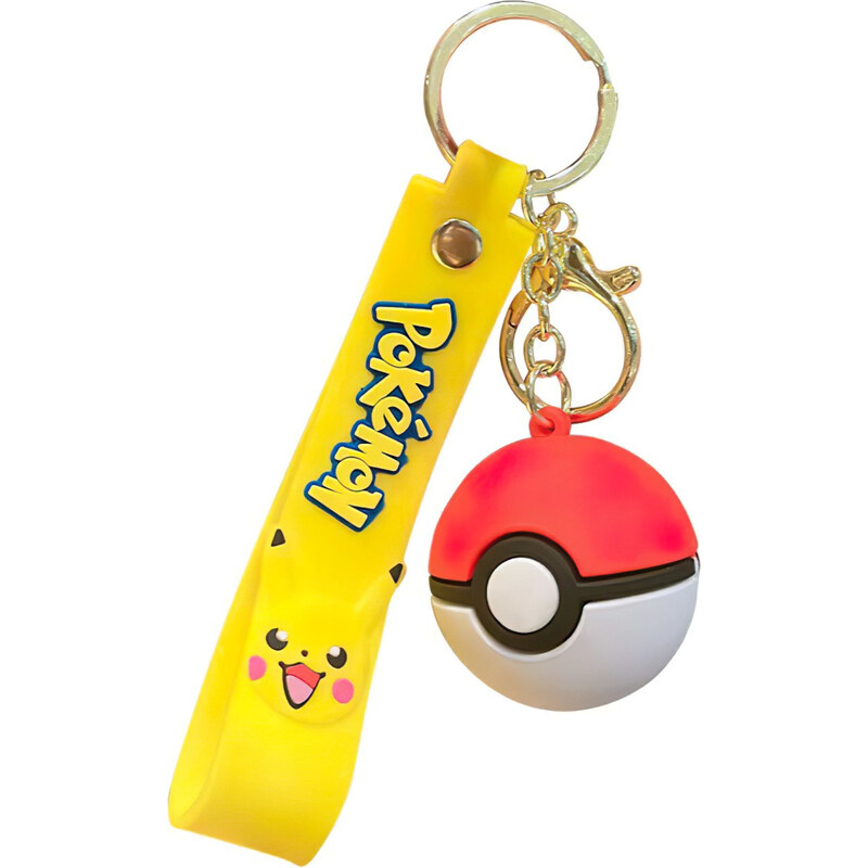 Bagito Dětská klíčenka Pokémon Pokébal s poutkem a karabinou 108354736