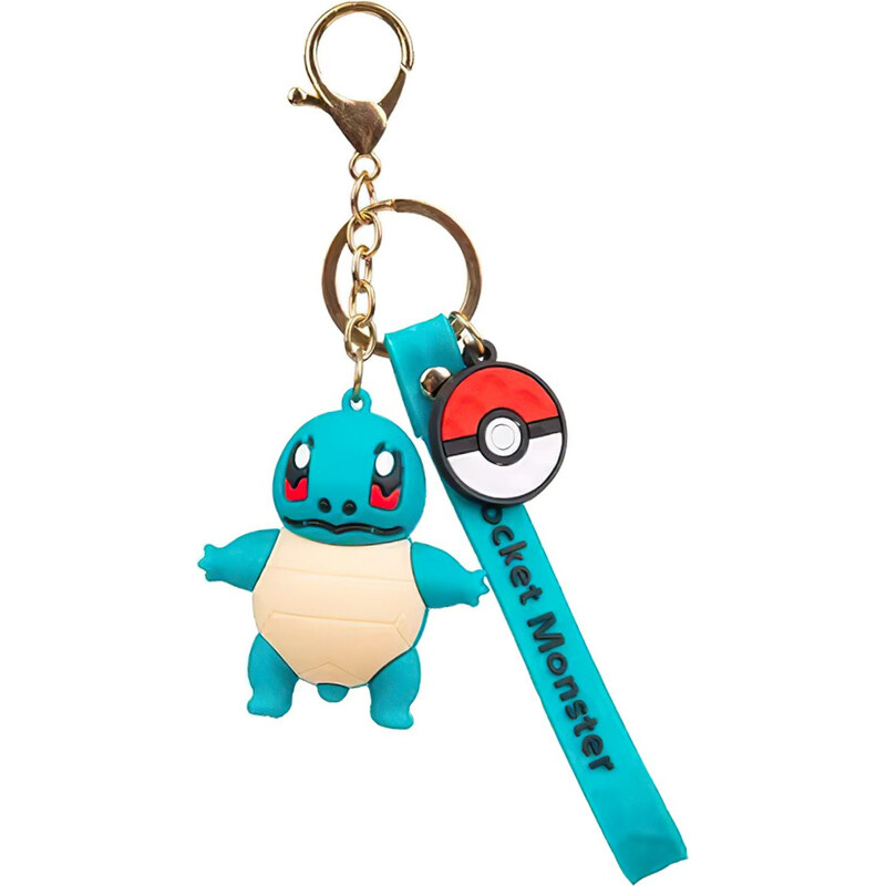 Bagito Dětská klíčenka Pokémon Squirtle s poutkem a karabinou 108354735