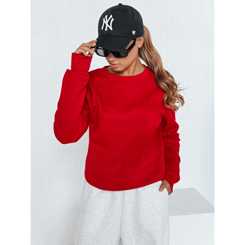 Dámská mikina FASHION II červená Dstreet BY0147 108356693