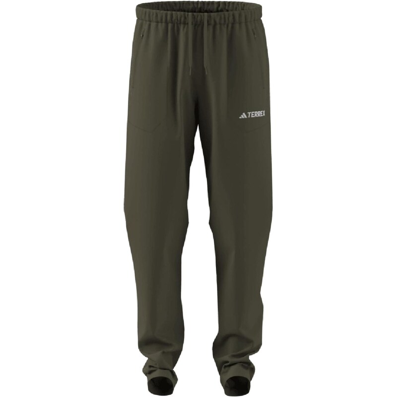 ADIDAS TERREX Outdoorové kalhoty Essentials khaki / bílá