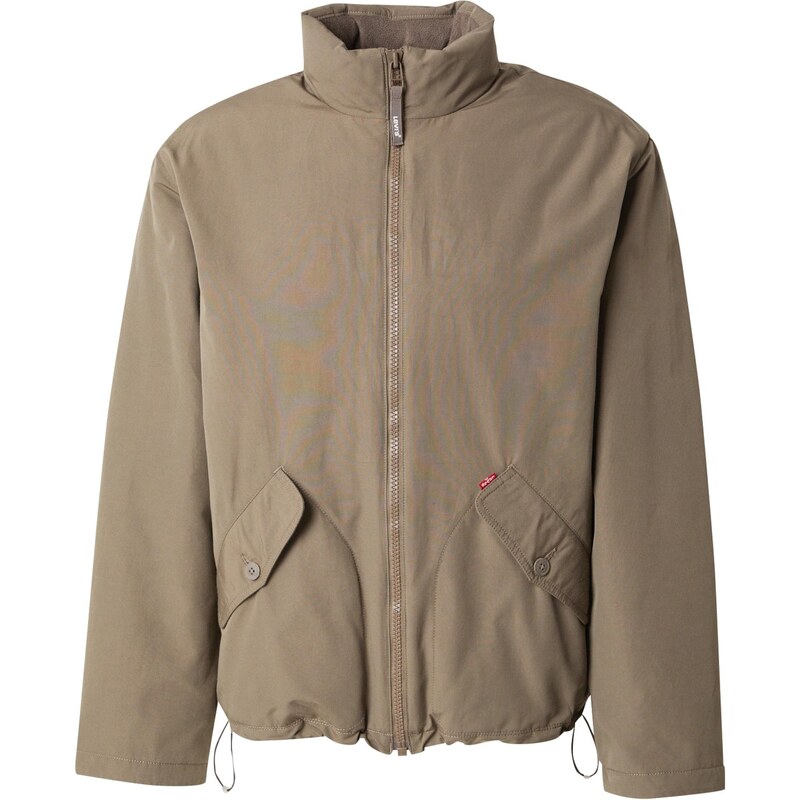 LEVIS  Přechodná bunda Briggs Short Puffer Jacket světle hnědá