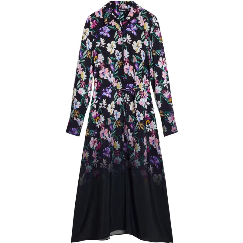 Desigual Košilové šaty mix barev / černá