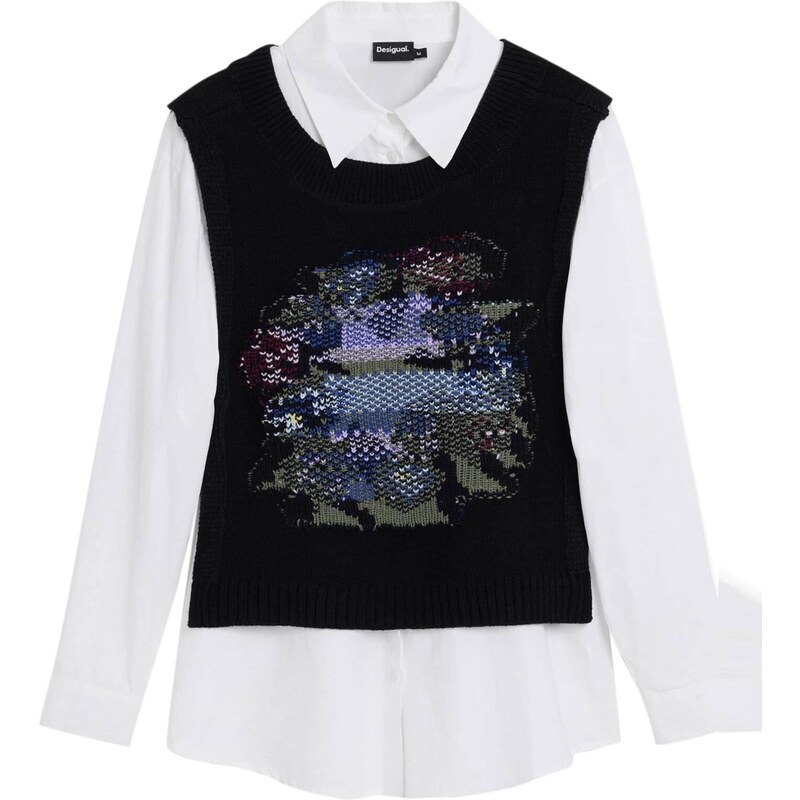 Desigual Halenka černá / bílá 108771830