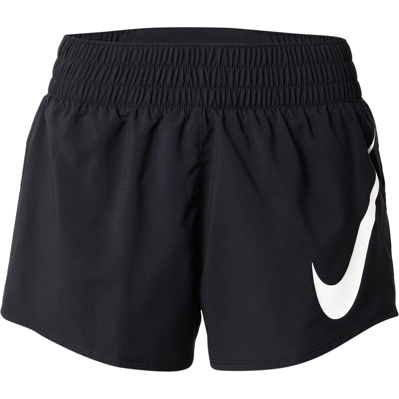 NIKE Sportovní kalhoty One Swoosh černá / bílá