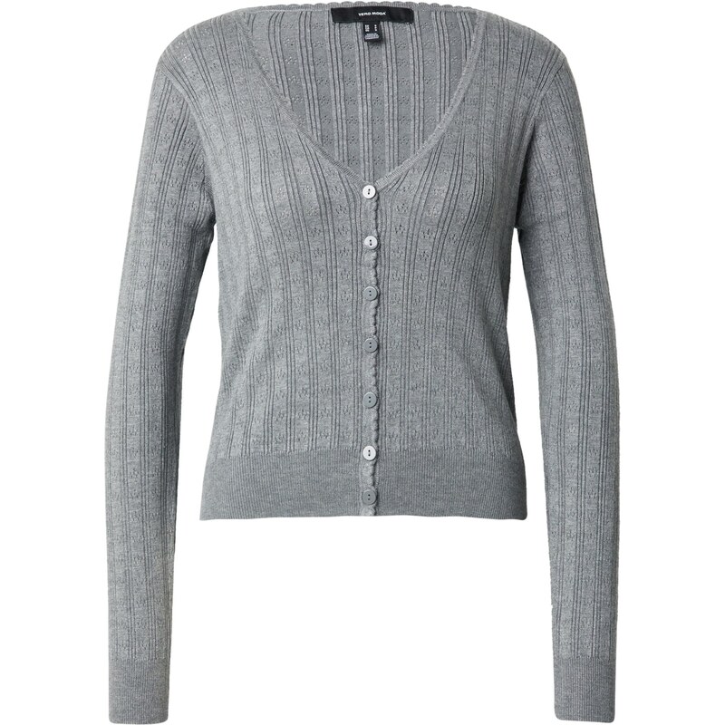 VERO MODA Kardigan VMWILLOW šedý melír 108777780