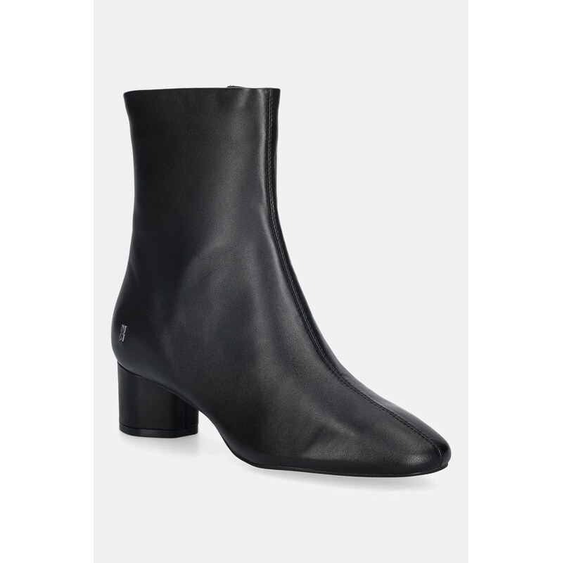 Nokwol Kožené kotníkové boty Nokwol Alyssa Black Leather