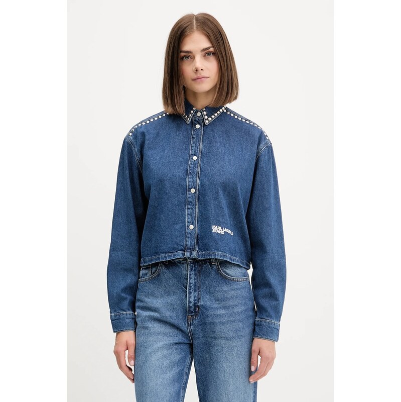 Džínová košile Karl Lagerfeld Jeans 108360948