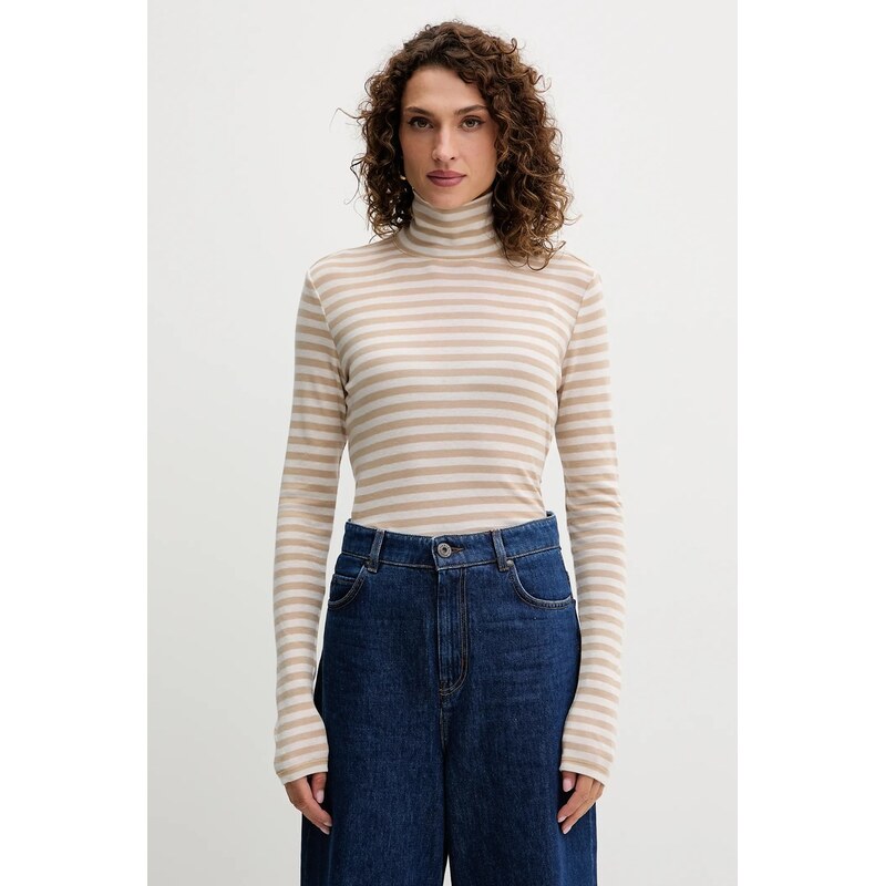 Tričko s dlouhým rukávem s přídavkem vlny MM by Max Mara BLASY 108361104
