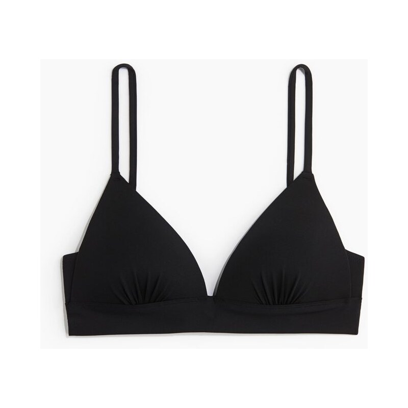 H&M - Bikinová push-upkas trojúhelníkovými košíčky - černá 108134729
