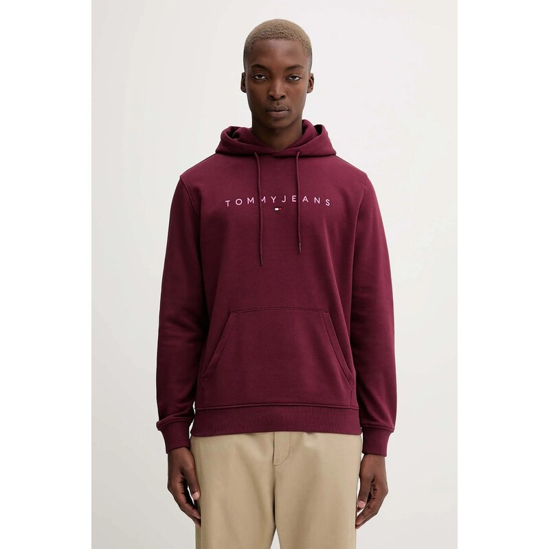 Tommy Jeans mikina s kapucí pánská bavlněná