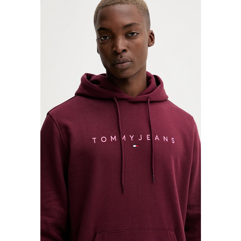 Tommy Jeans mikina s kapucí pánská bavlněná
