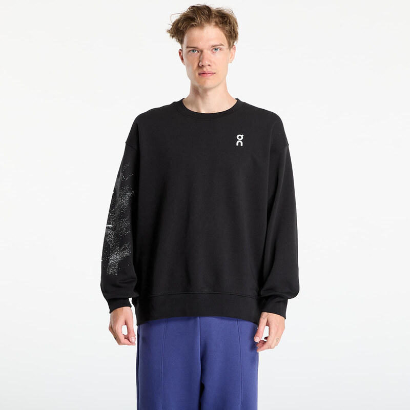 Mikina On Club Crew Graphic Black L