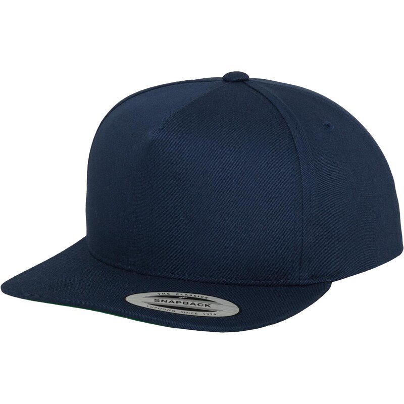 Flexfit Klasický 5 panelový Snapback námořnický