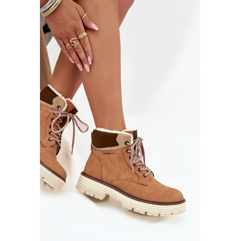 Zateplené dámské trekovky ONEILL BENICIA WOMEN HIGH Camel