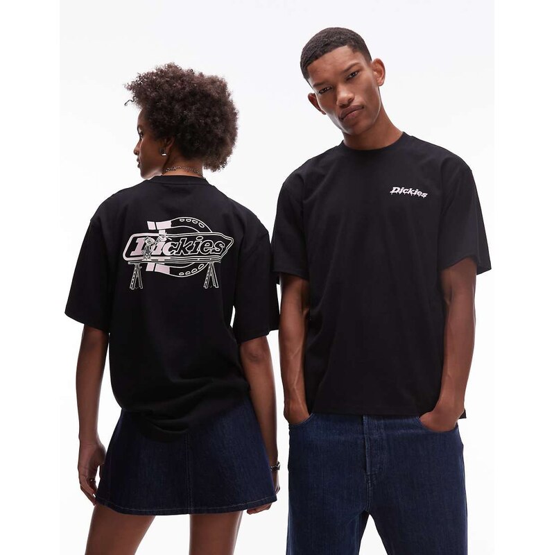 Dickies statesville graphic horseshoe backprint t-shirt in black 108372491