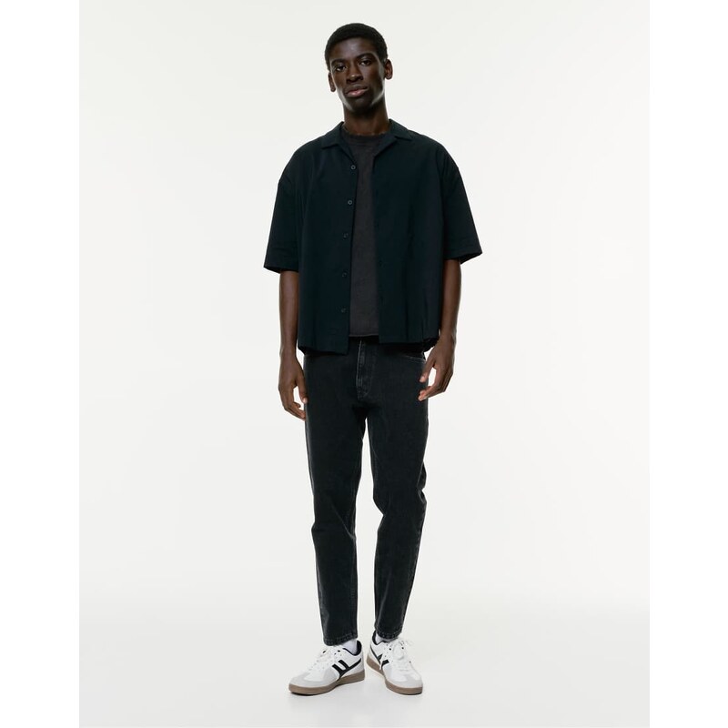 Pull&Bear Standard jeans in faded black-Grey