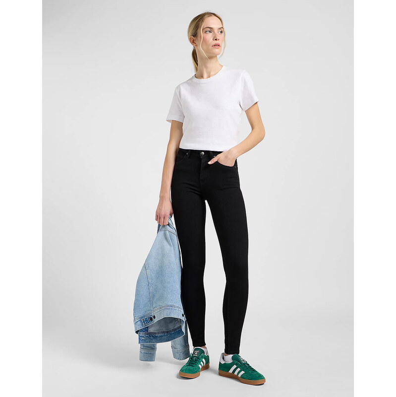 Džíny LEE SCARLETT HIGH BLACK 112365072
