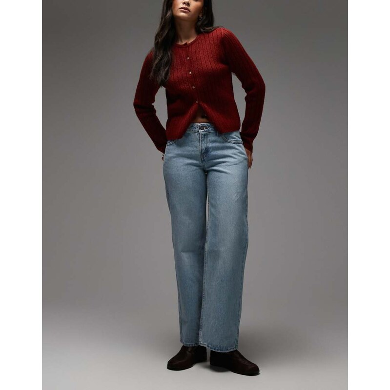 Levis low loose jeans in light blue 108374916