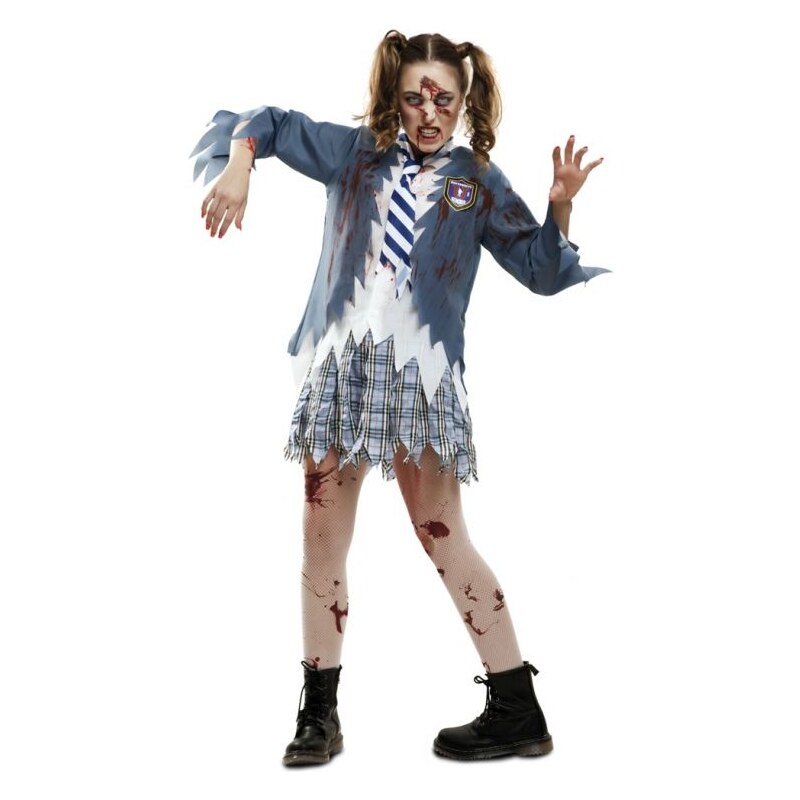 Kostým Zombie školačka Velikost M/L 42-44